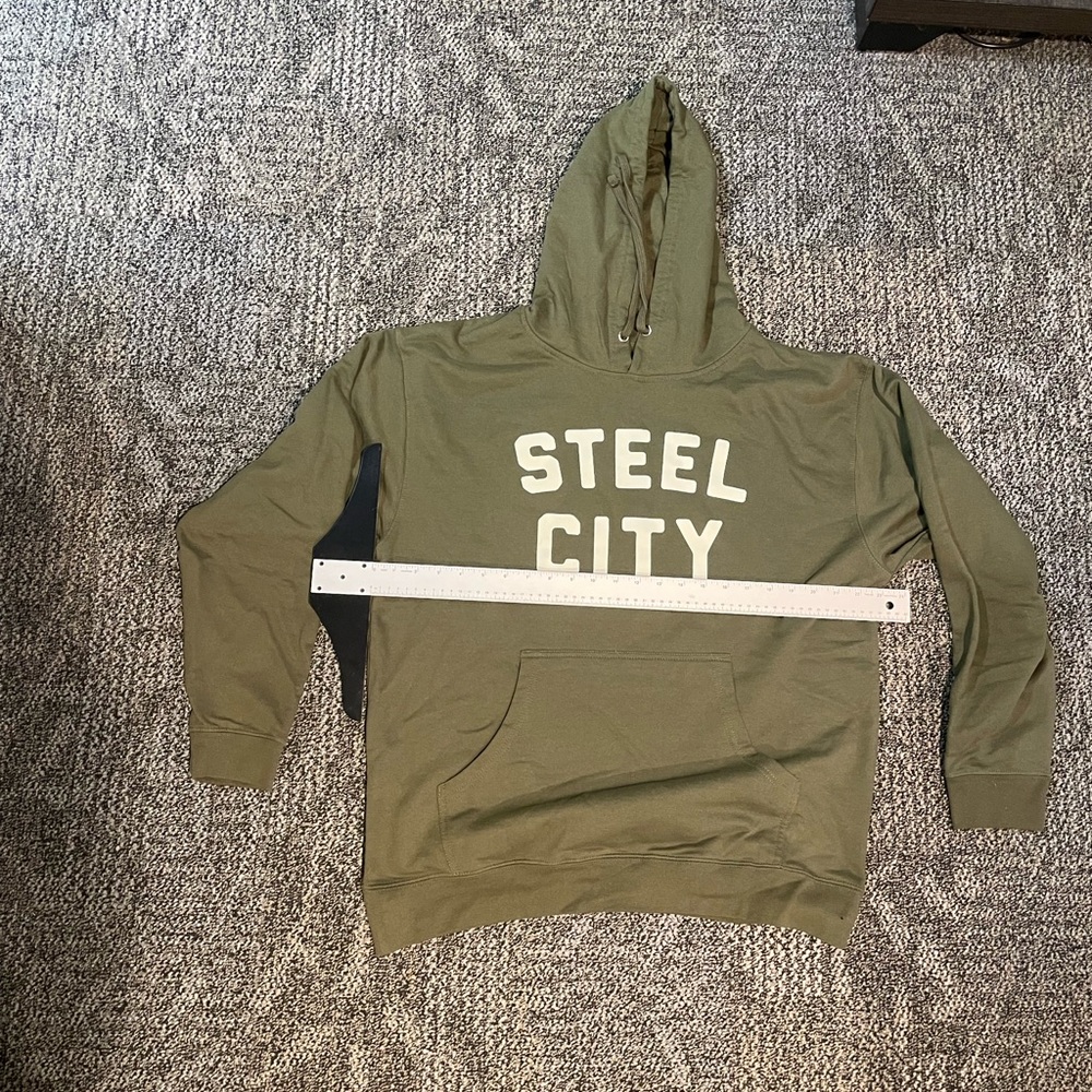 Steel City Olive Hoodie